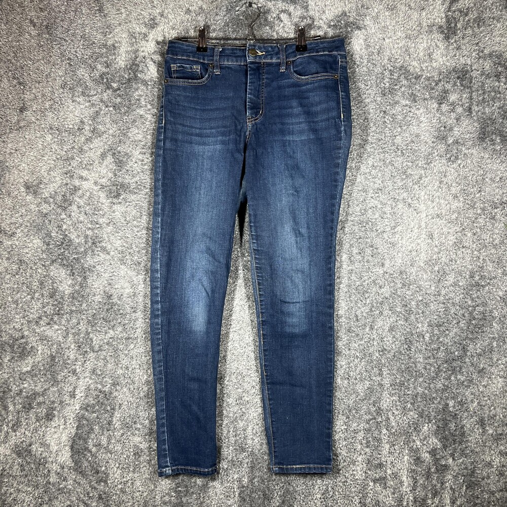 Jessica Simpson Jeans Womens 6 Blue High Rise Skinny Ankle Slim Stretch Denim
